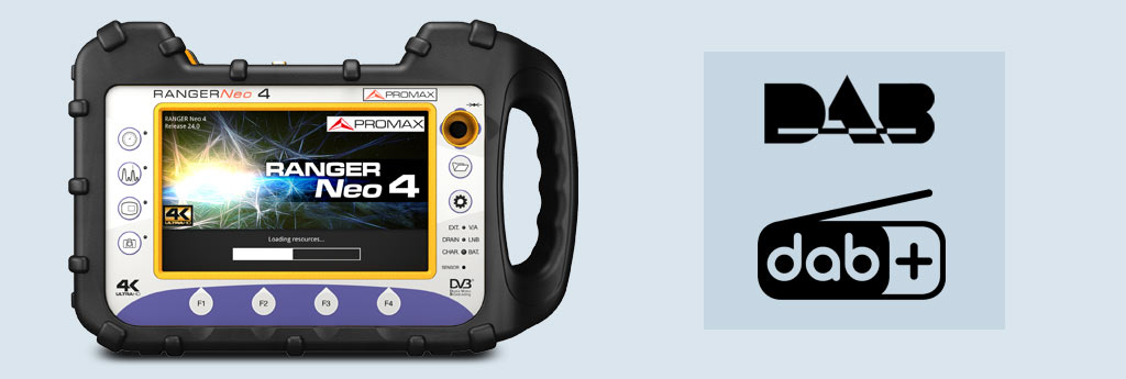 PROMAX field strength meters include an advanced DAB/DAB+ analyzer as an option