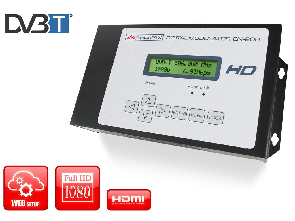 EN-206 Lite: High definition DVB-T modulator | PROMAX