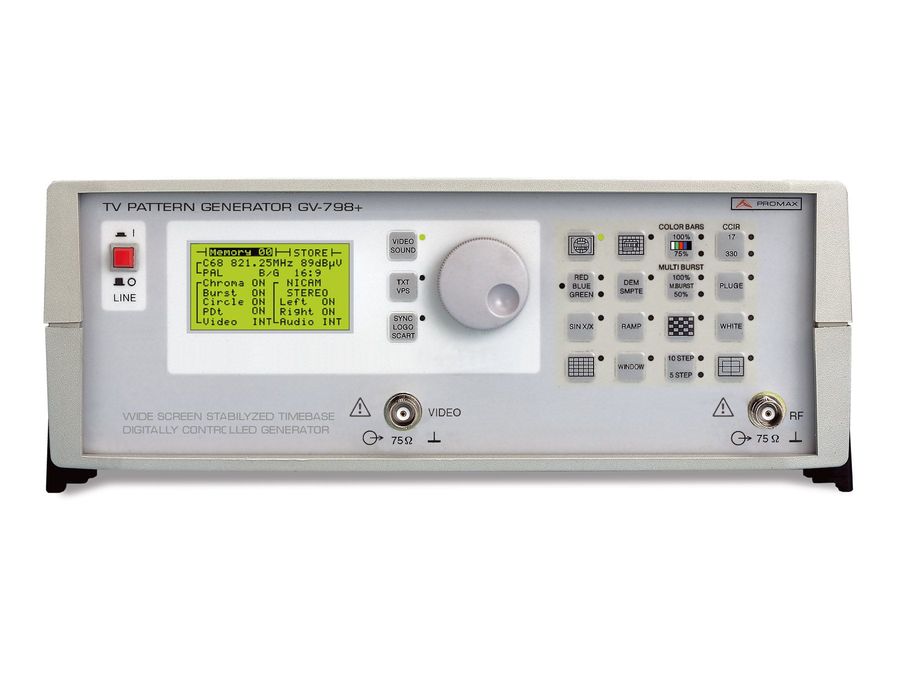 GV-898+, GV-798+: PAL/NTSC/SECAM TV pattern generator | PROMAX